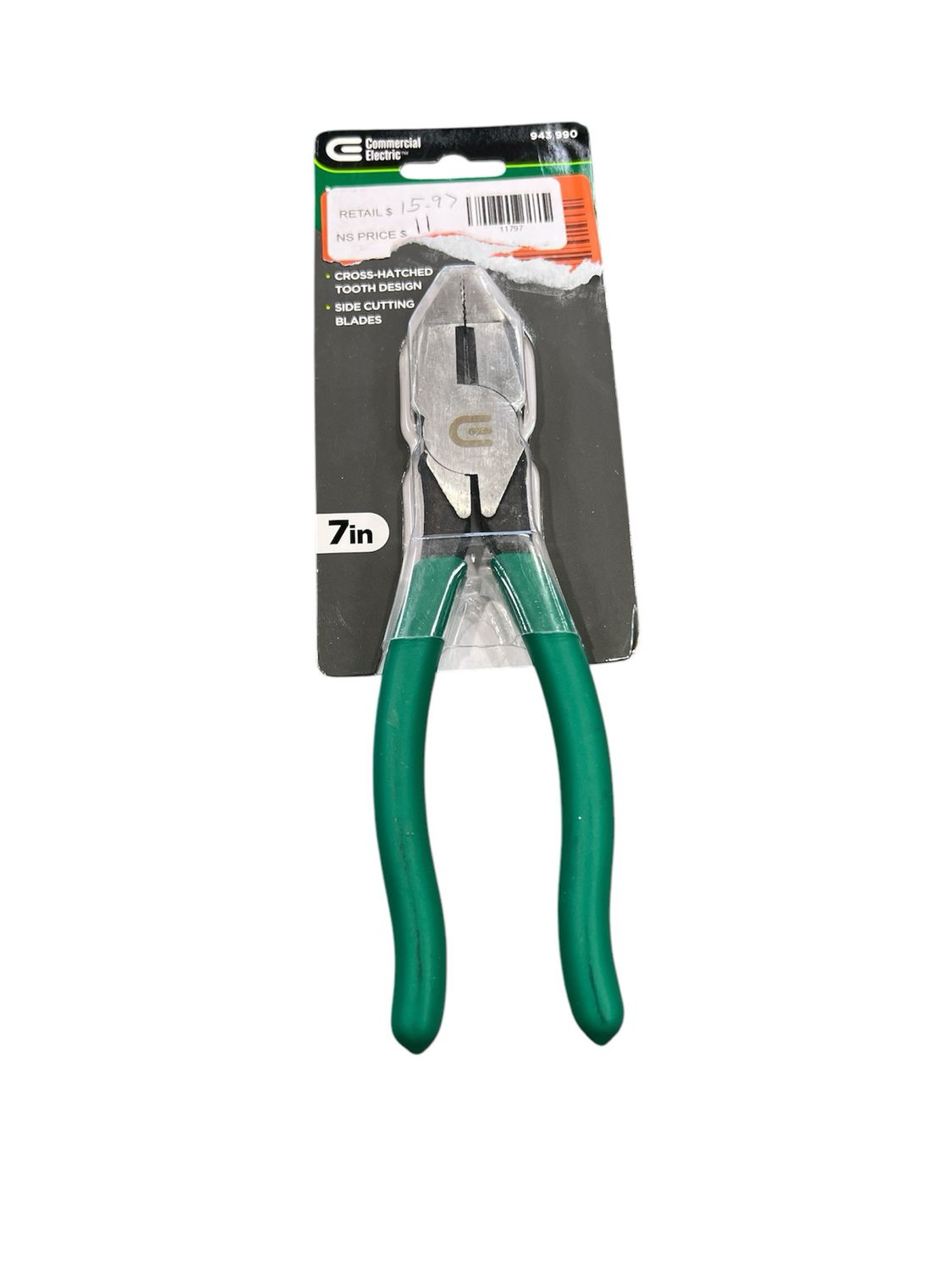 Commercial Electric 7 in. Wire Cutting Pliers CE180837