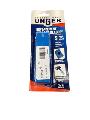Unger Window Scraper Replacement Blades 970270