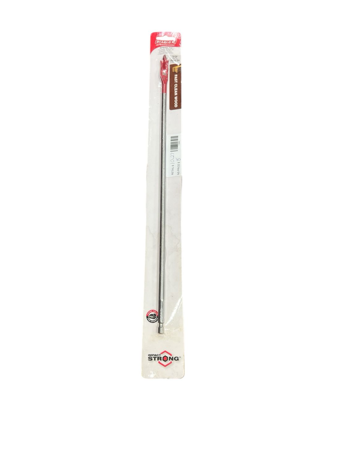 DIABLO 1/2 in. x 16 in. SPEEDemon High Speed Steel Spade Bit (1-Piece) DSP3020 Used