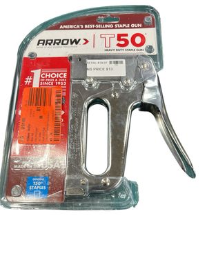Arrow T50 Heavy Duty Manual Staple Gun T50 Used
