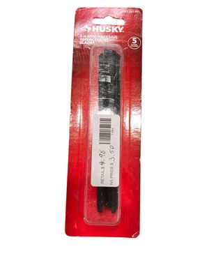 Husky 6 in. Mini Hacksaw Replacement Blades (5-Pack) 80-530-111 New