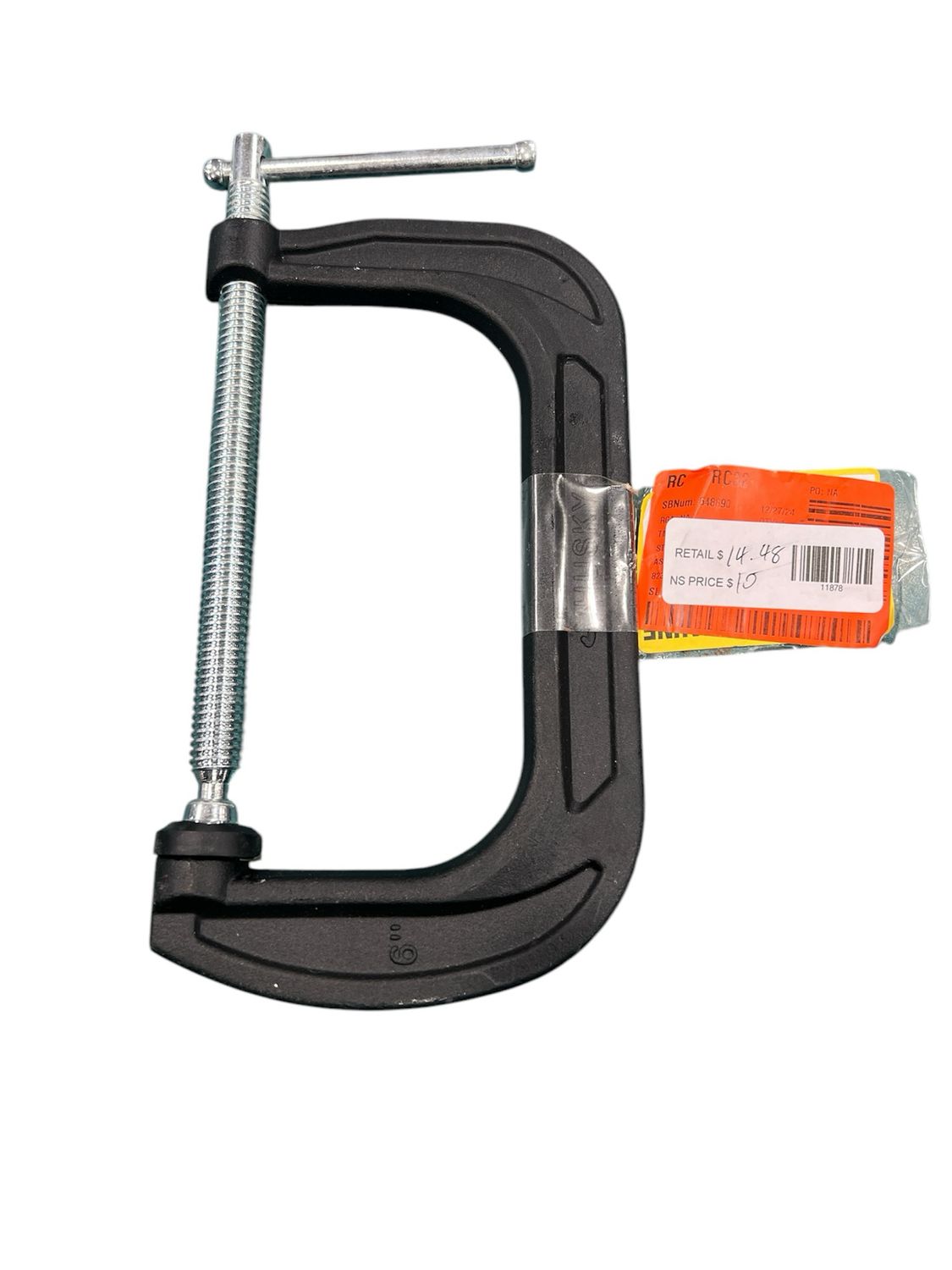 Husky 6 in. Drop Forged C-Clamp 97894 New