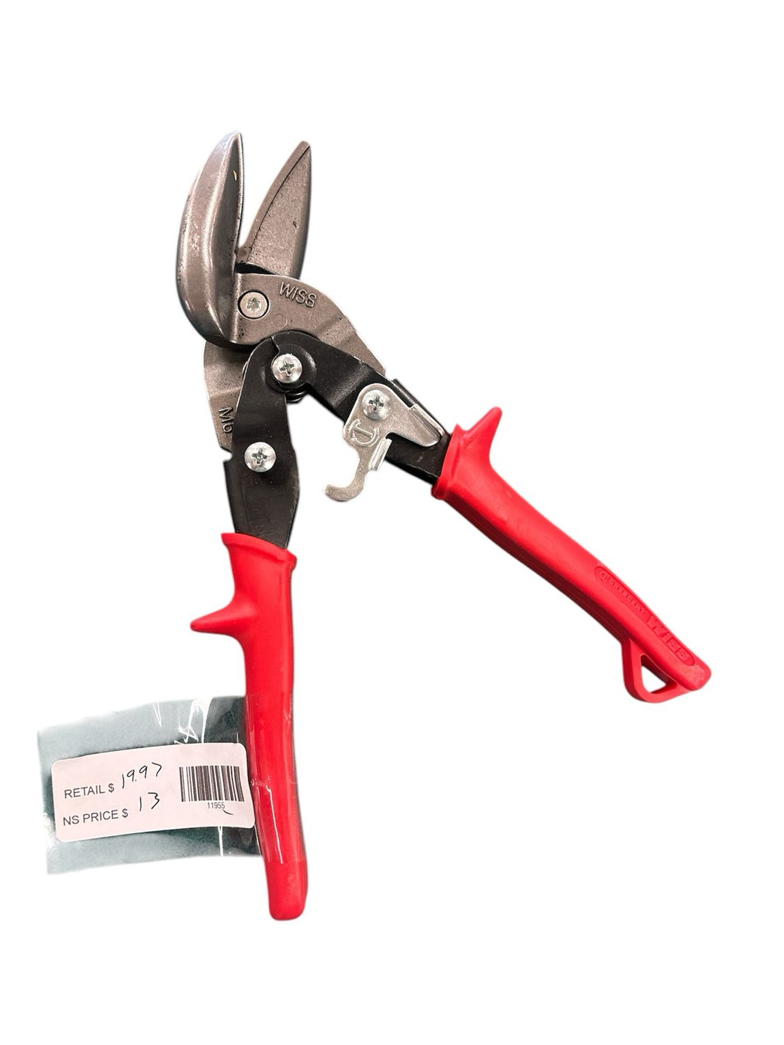 Crescent Wiss 9-1/4 in. Compound Action Offset Straight and Left Cut Aviation Snips M6R