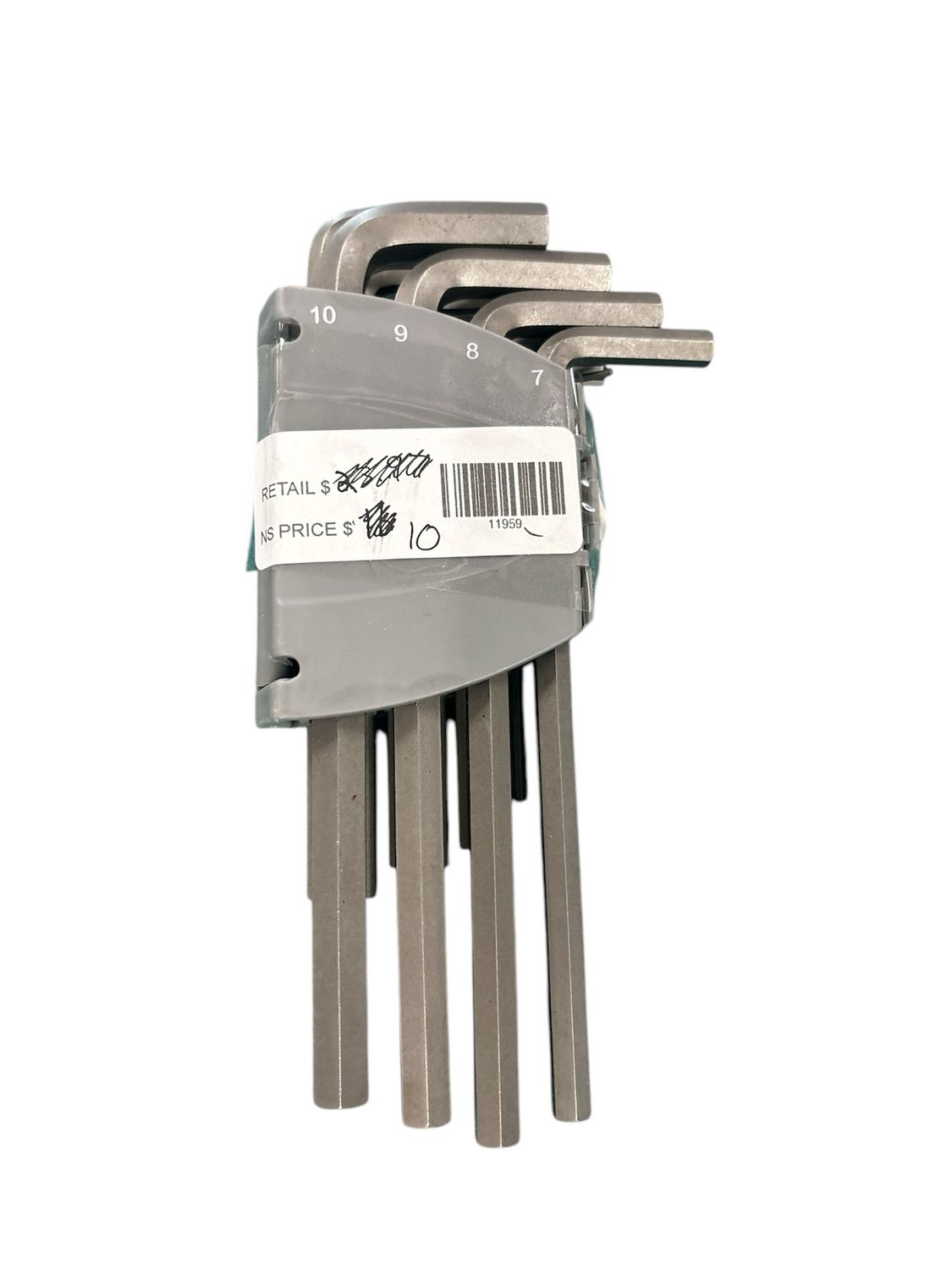 Husky Long Arm Hex Key Set, MM (13-Piece) HLAHKM13PC-06
