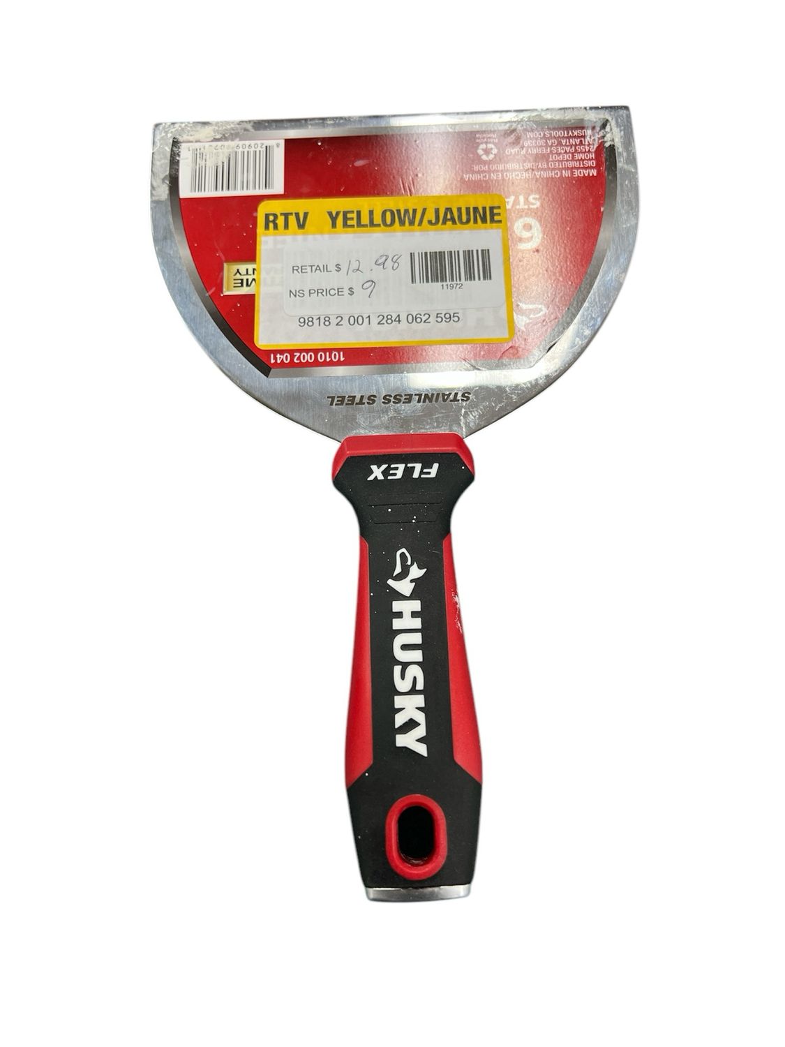 Husky 6 in. Putty Knife with Stainless Steel Blade 90981 Used