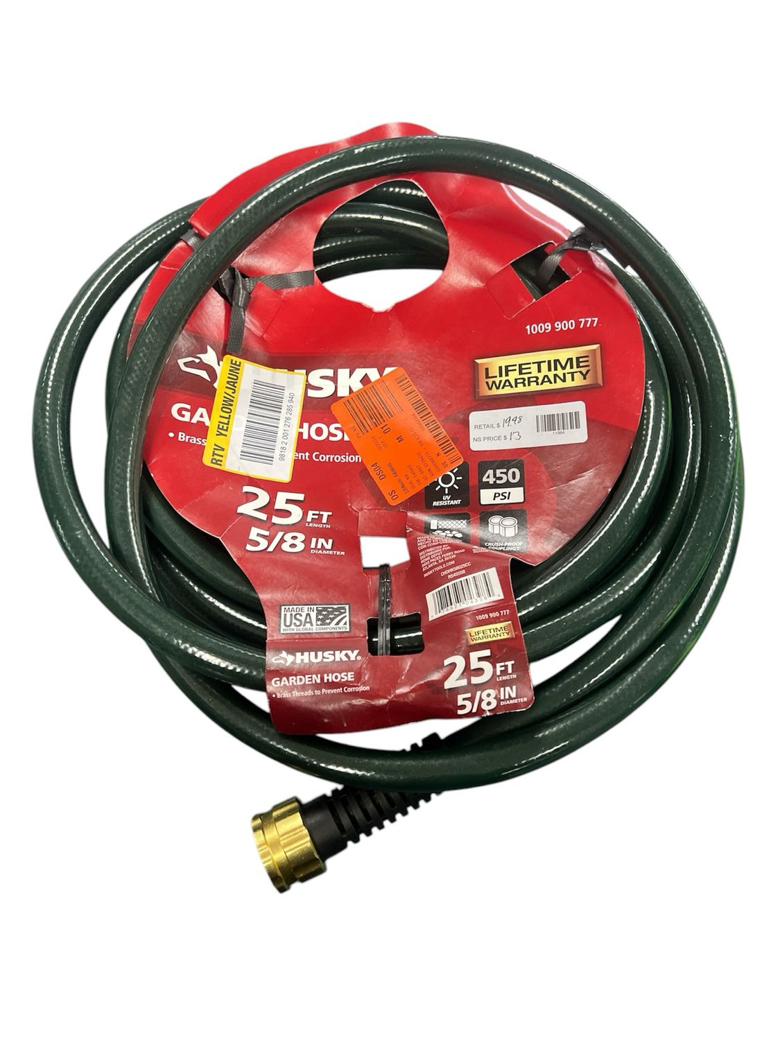 Husky 5/8 in. x 25 ft. Heavy-Duty Hose CHDHK58025CC New