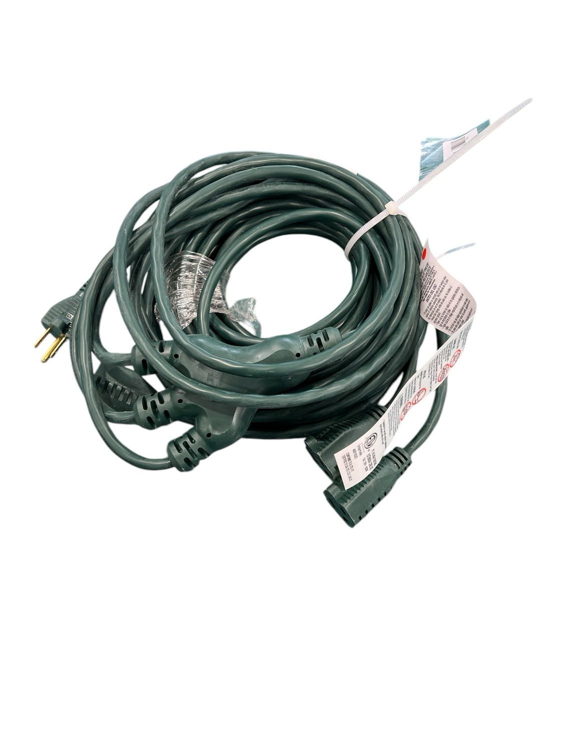 HDX 40 ft. 16/3 Multi-Directional Outdoor Extension Cord, Green EXG-16340M Like New
