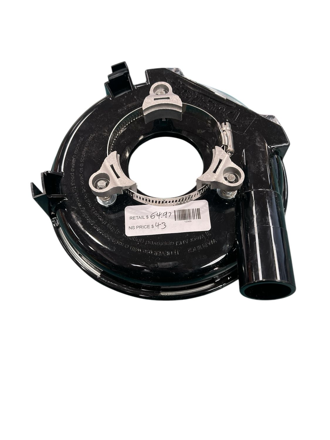 Dustless Technologies 7 in. Universal Dust Shroud Pro for Angle Grinders D1807 Like New
