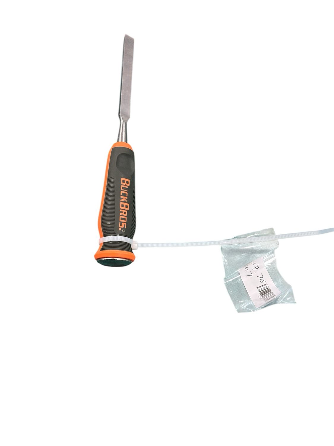 BuckBros1/2 in. Wood Chisel with Grip and Striking End Cap New .