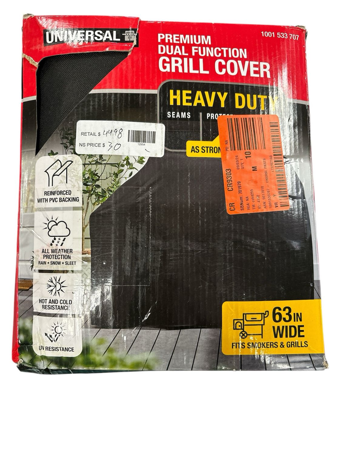 Universal Premium Offset Grill Cover 700-0104
