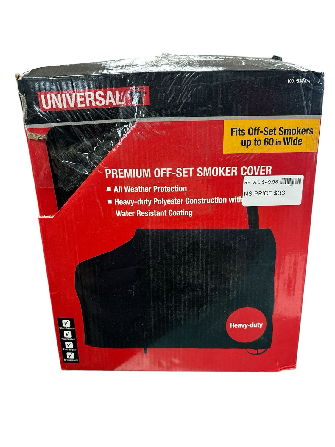 Universal Premium Smoker Grill Cover 700-0103