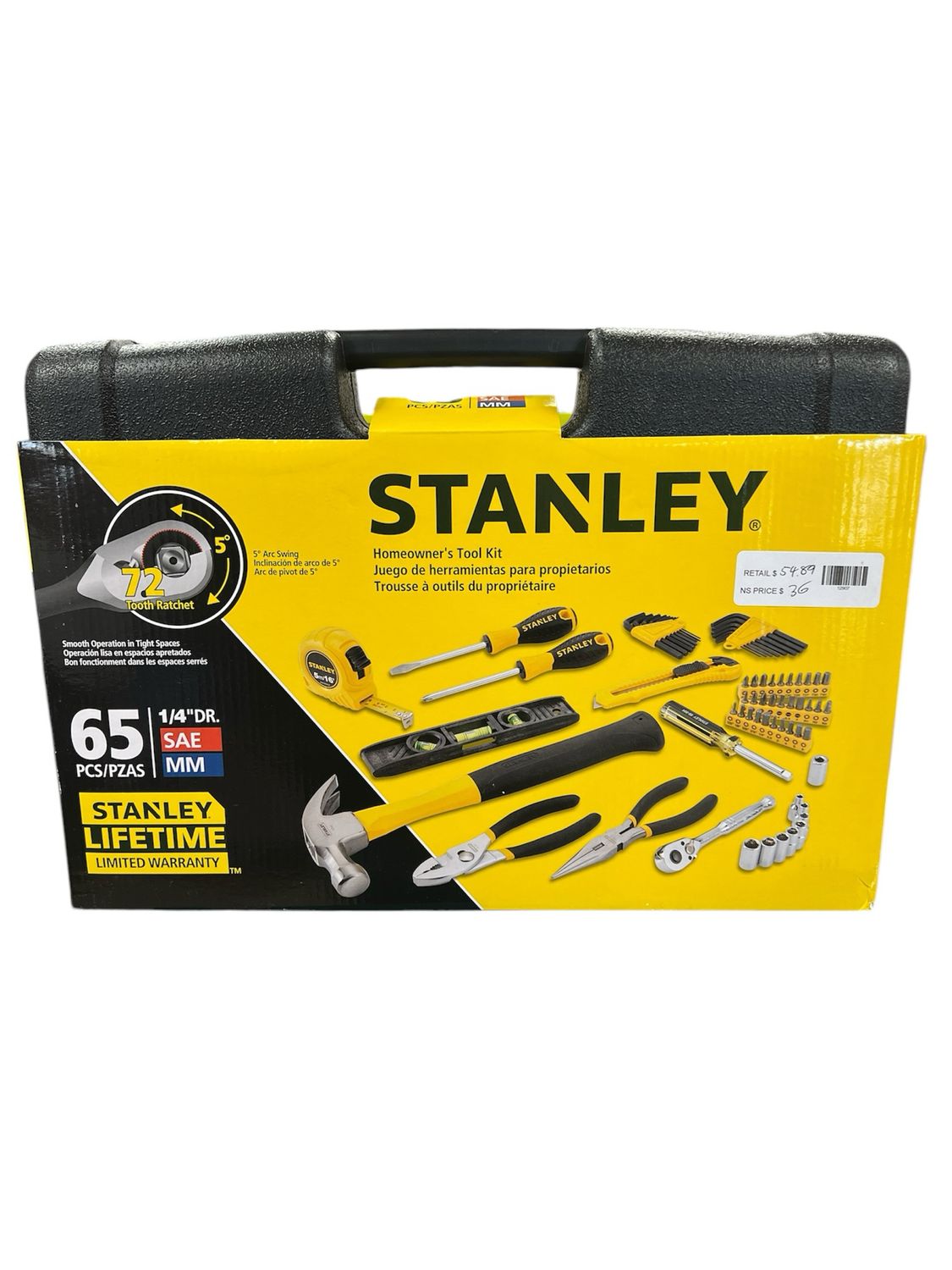 Stanley Home Tool Kit (65-Piece) 94-248 New