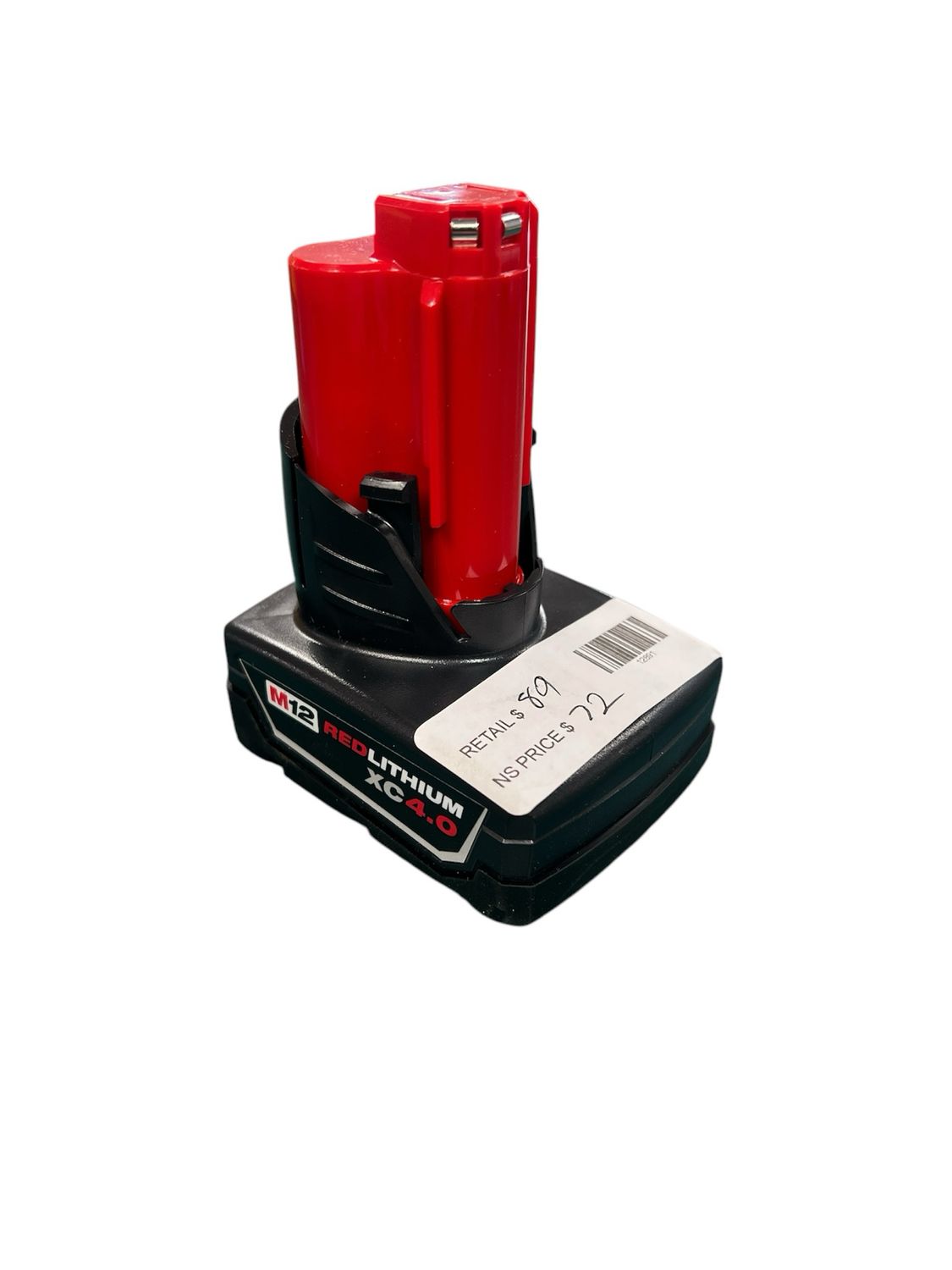 Milwaukee M12 12-Volt Lithium-Ion XC Extended Capacity Battery Pack 4.0Ah 48-11-2440 New.