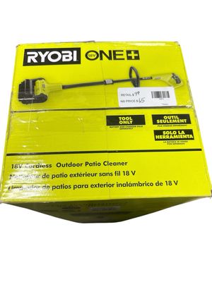 RYOBI ONE+ 18V Cordless Battery Outdoor Patio Sweeper (Tool Only) P2904BTL