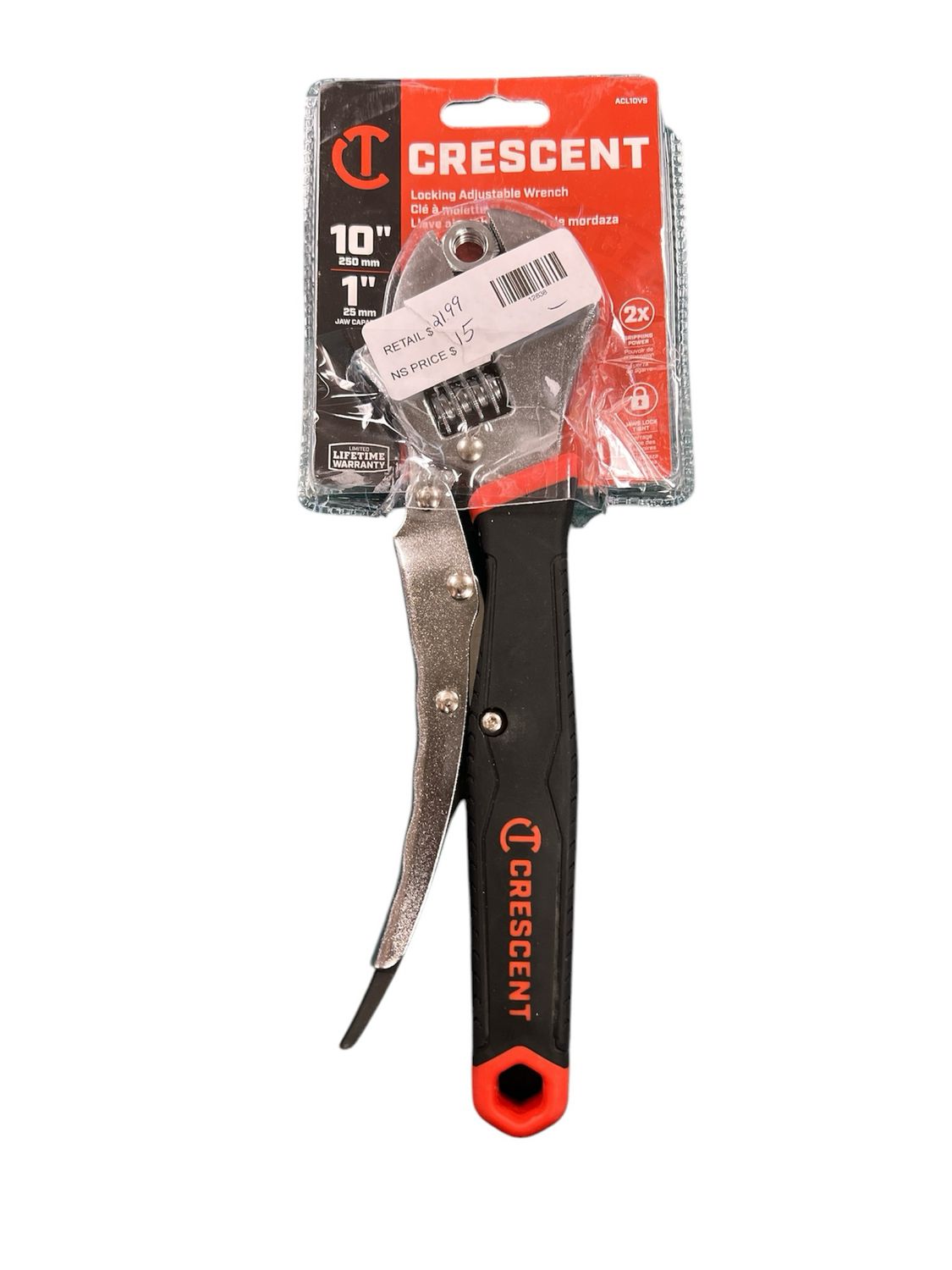 Crescent 10 in. Locking Adjustable Wrench ACL10VS