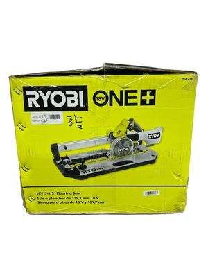 RYOBI ONE+ 18V 5.5in. Cordless Flooring Saw with Blade (Tool Only) PGC21B Used