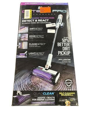 Shark Detect Pro Bagless Cordless HEPA Portable Stick Vacuum Cleaner with QuadClean Multi-Surface Brushroll in Dark Grey IW1111