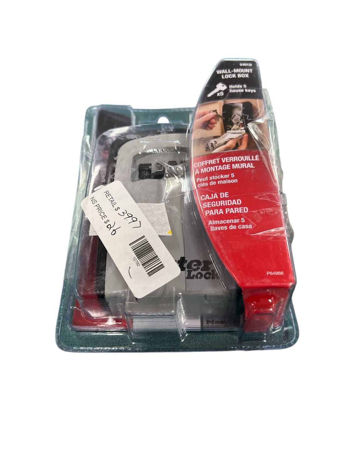 Master Lock Lock Box, Resettable Combination Dials 5401DHC