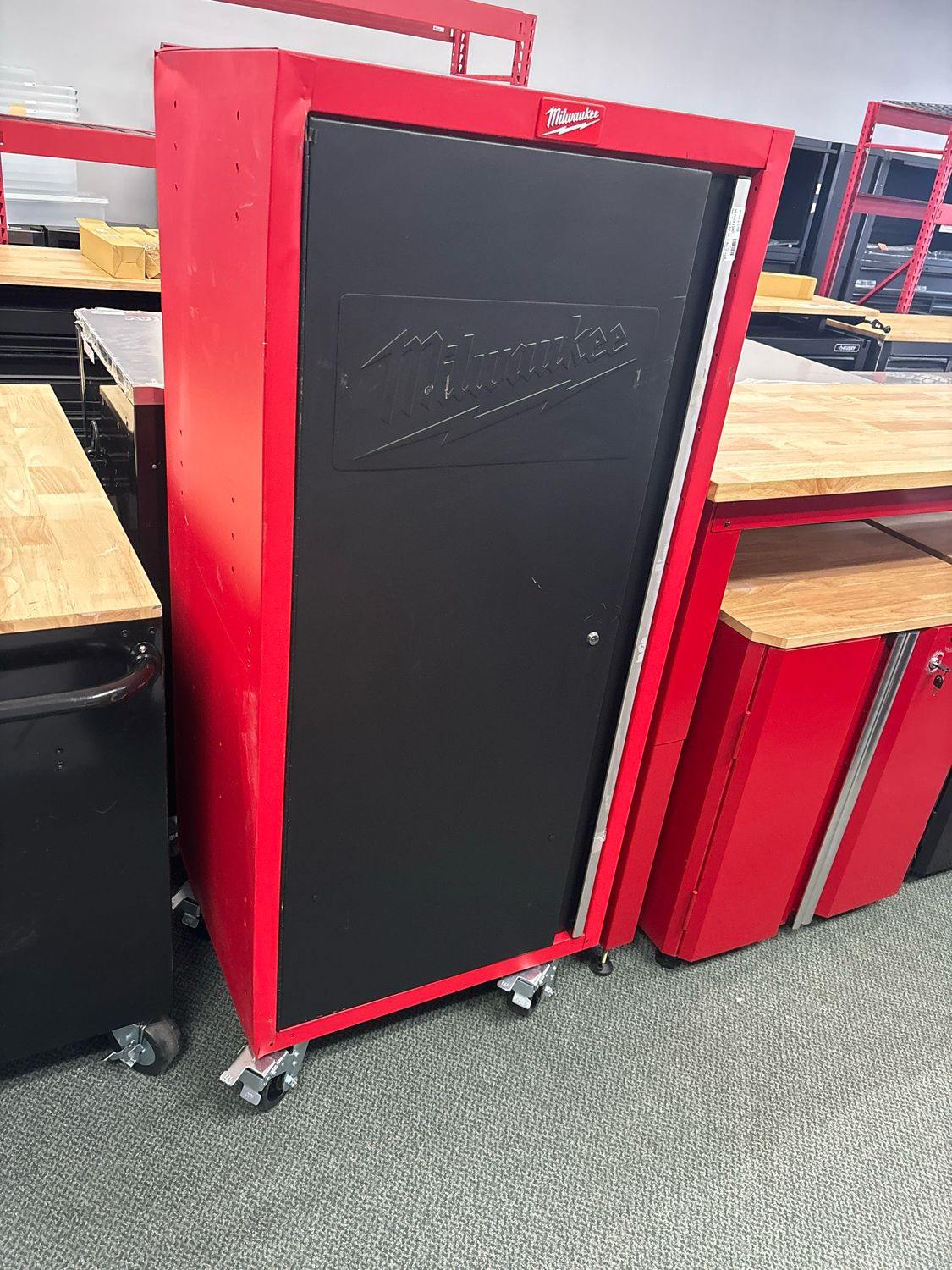 Milwaukee Tool Storage 27 in. W x 22 in. D 4-Shelf Locker with Power Strip 48-22-8586P