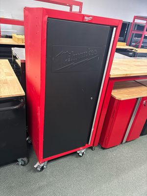 Milwaukee Tool Storage 27 in. W x 22 in. D 4-Shelf Locker with Power Strip 48-22-8586P