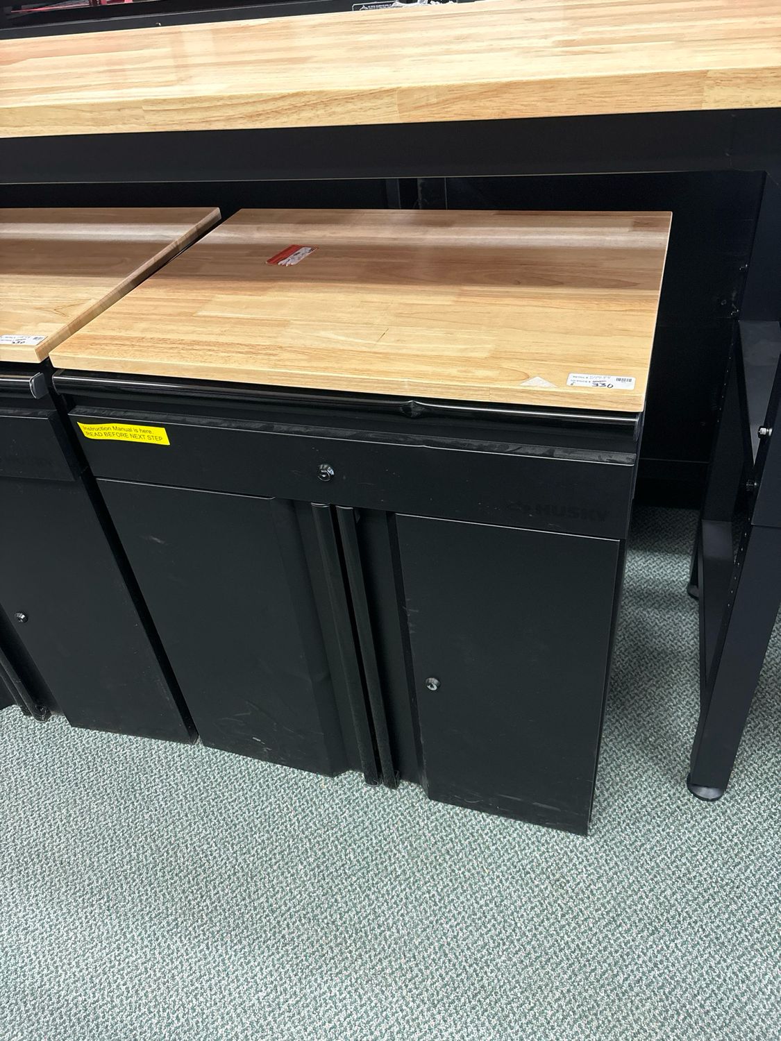 Husky Xtra Deep 2 Door 1 Drawer Base Cabinet