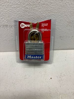 Master Lock Outdoor Padlock with Key, 1-1/8 in. Wide 7KADCC