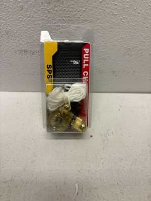 Gardner Bender 3 Amp Single-Pole Single Circuit Pull-Chain Switch- Brass (1-Pack) GSW-32