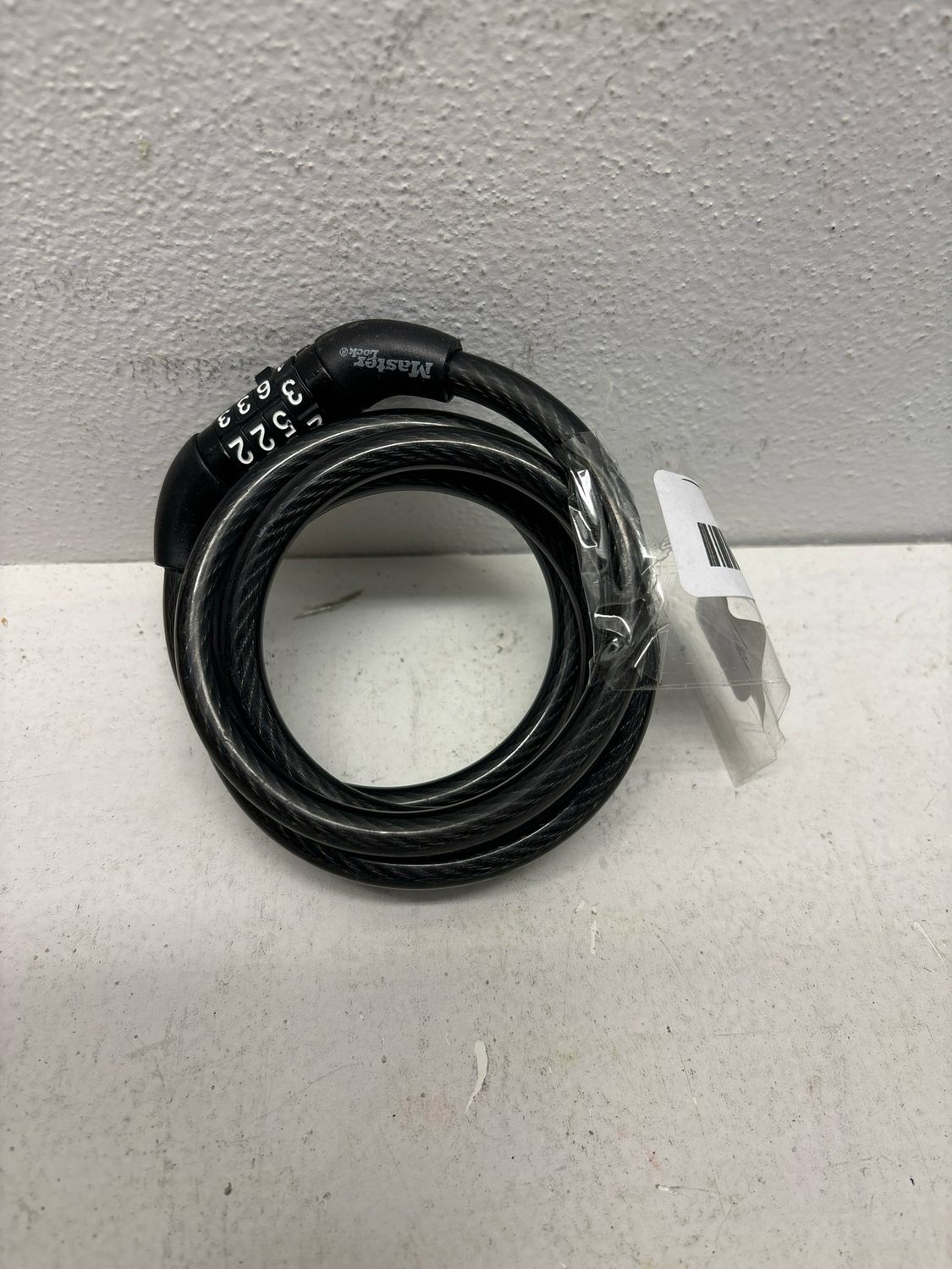 Master Lock Bike Lock Cable with Combination, 4 ft. Long 8143DHCHD