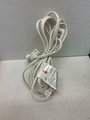 HDX 12 ft. 16/2 Light Duty Indoor Multi-Outlet Extension Cord, White FSEX06