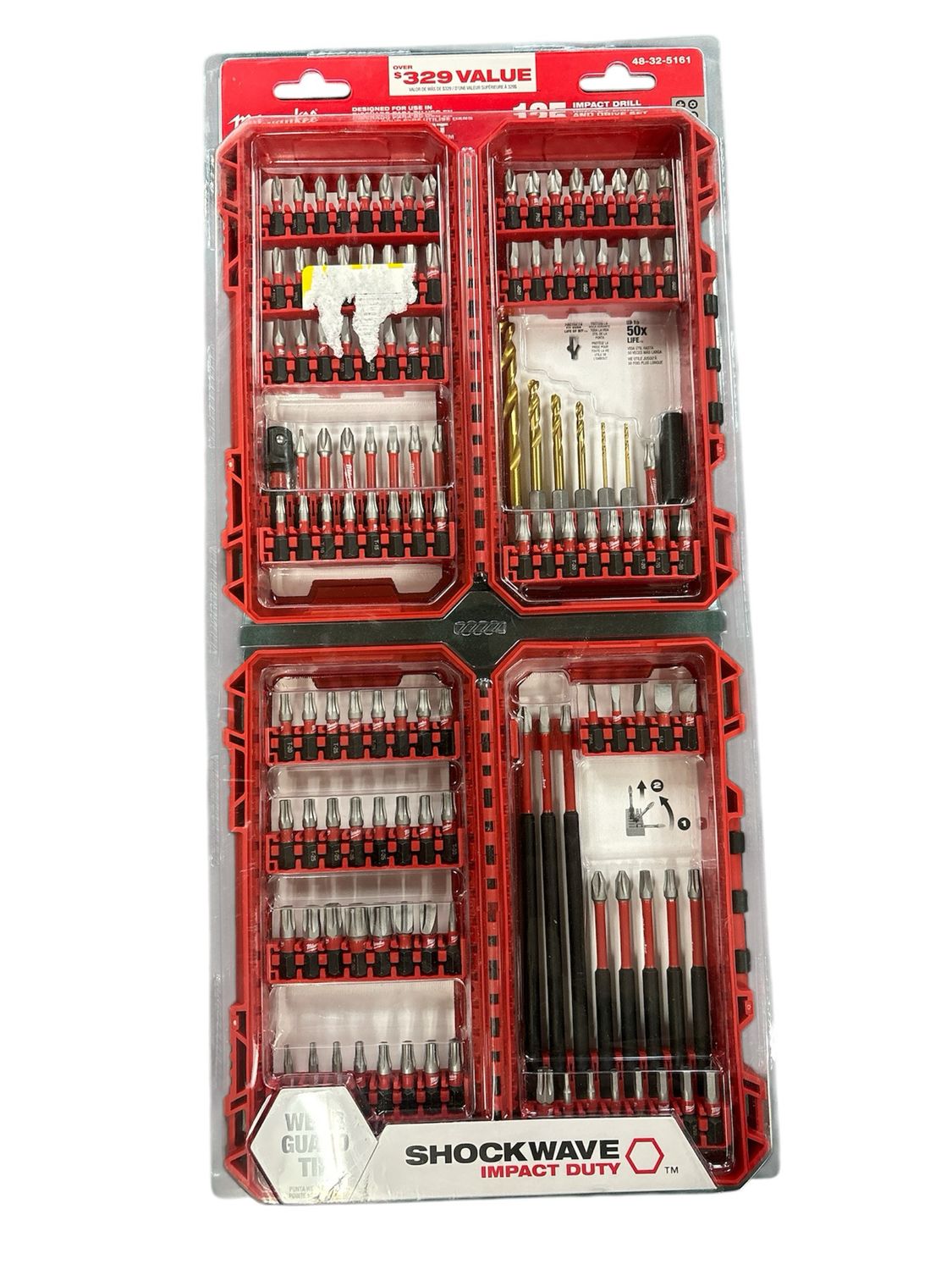 Milwaukee 125PC Impact Bit Set 48-32-5161