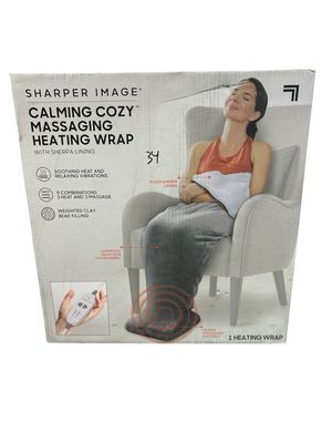 27 in. x 43 in. Massaging Leg Heat Wrap in Grey CCZ01004