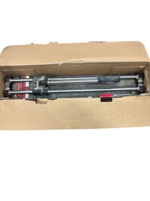 Husky 24 in. Tile Cutter with Tungsten Carbide Blade and Adjustable Gauge JHD600  .