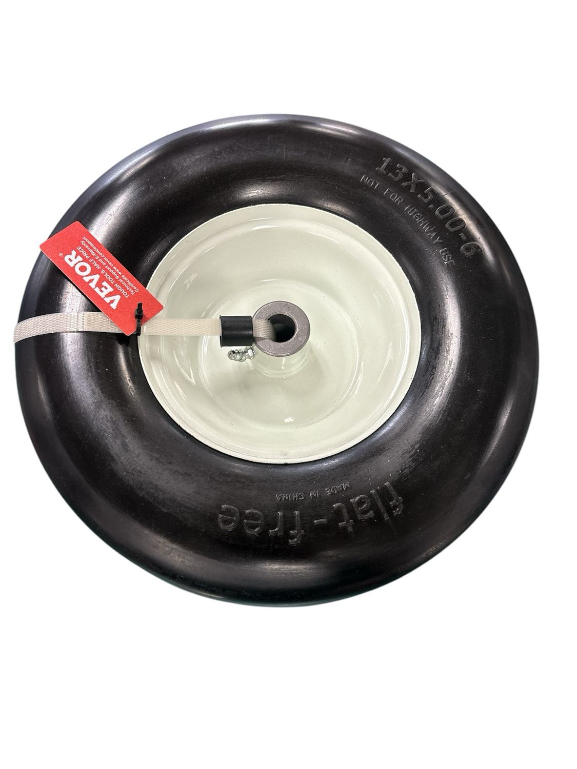 Vevor Lawn Mower Tires with Rim, 13 in. x 5 in. - 6 in. Tubeless Tractor Tires, 2-Pack Tire and Wheel Assembly, Flat-free PU