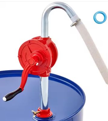 VEVOR 5 gal. - 55 gal. Drum Pump Rotary Barrel Pump 5 GPM Flow with 3-Section Suction Tube Assembly and Hose SDTBSYSZT6555MF35V0