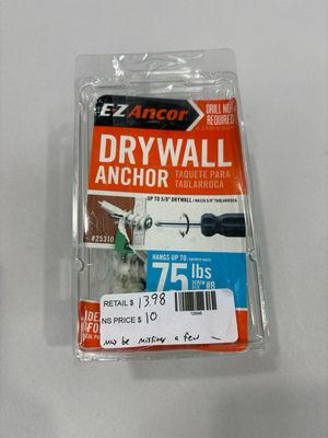 E-Z Ancor Twist-N-Lock 75 lbs. Drywall Anchors (50-Pack) 25310
