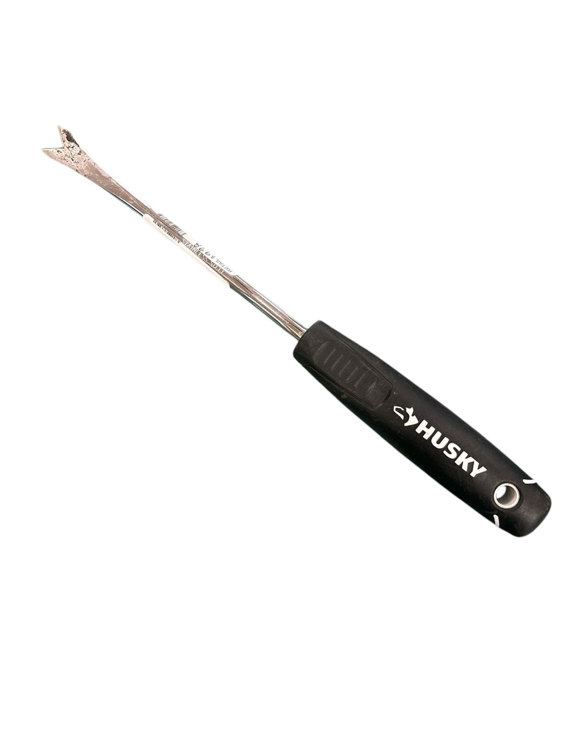 Husky 6.2 in. Double Injection Grip Handle Stainless Steel Hand Weeder GD210304