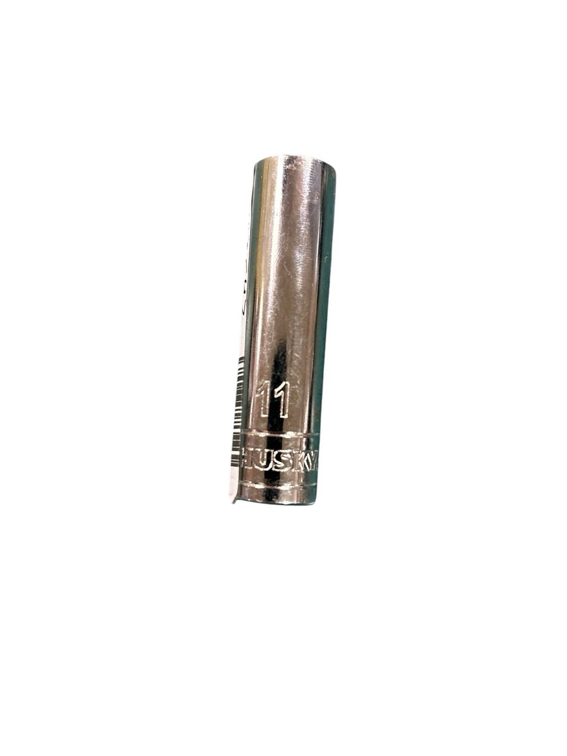 Husky 3/8 in. Drive 11 mm 6-Point Metric Deep Socket H3D6PDP11MM