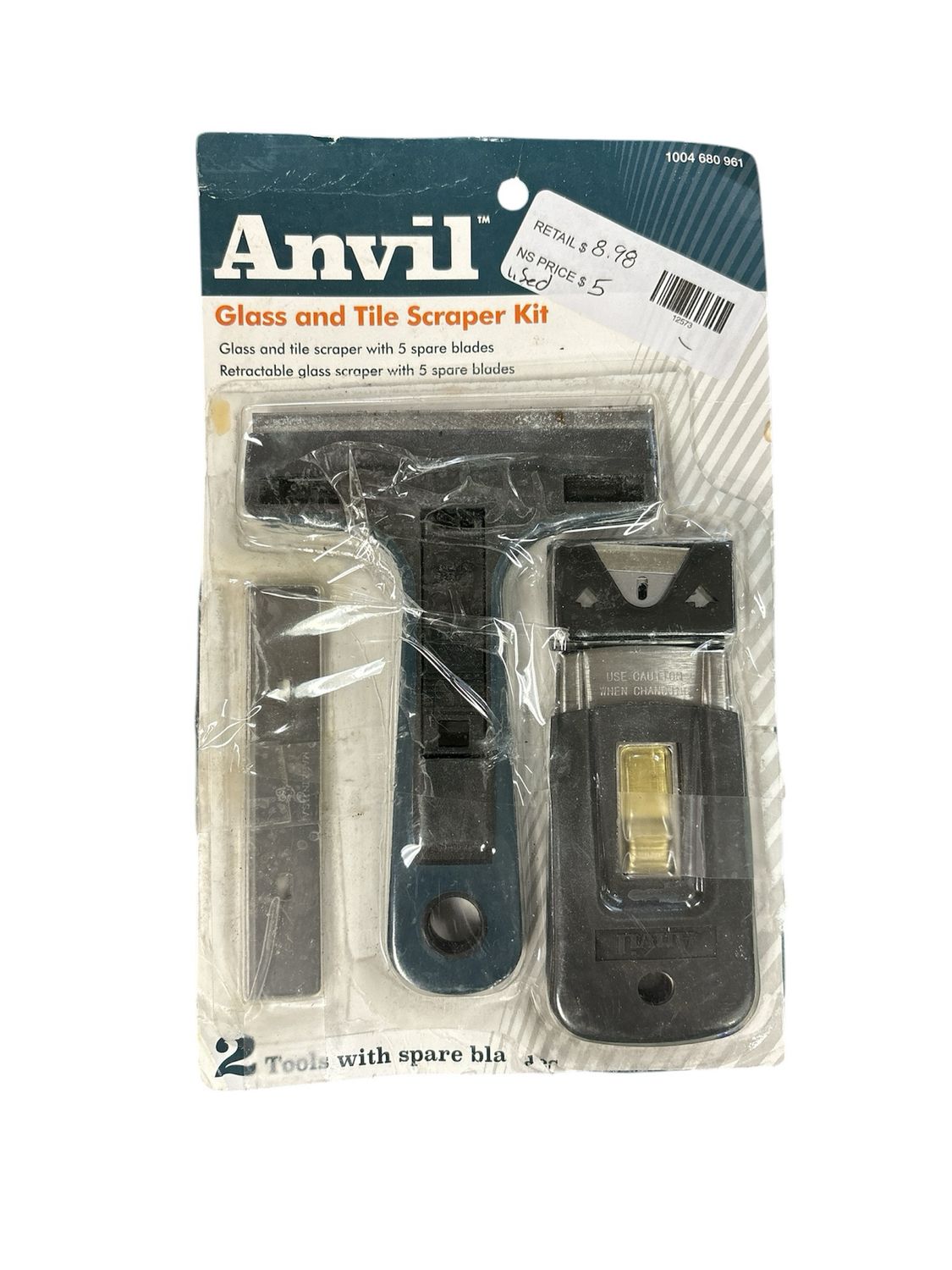 Anvil Glass and Tile Scraper Combo Kit GSK3-ANV