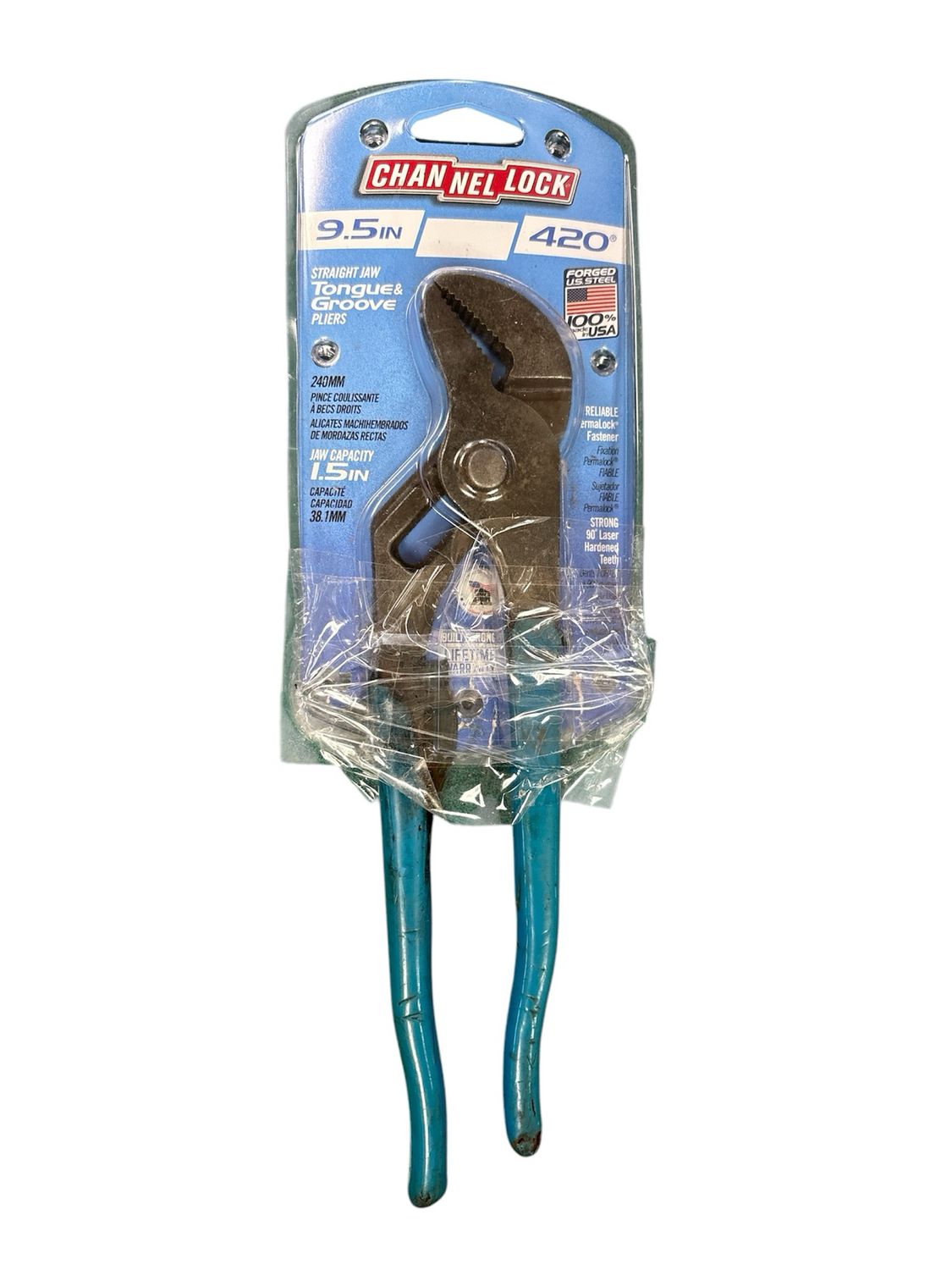 Channellock 9-1/2 in. Tongue and Groove Slip Joint Plier 420
