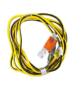 Husky VividFlex 25 ft. 12/3 Heavy Duty Indoor/Outdoor Extension Cord with Lighted End, Yellow 24025HY