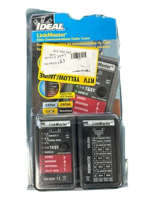 IDEAL LinkMaster UTP/STP Wiremapper and Tester  62-200