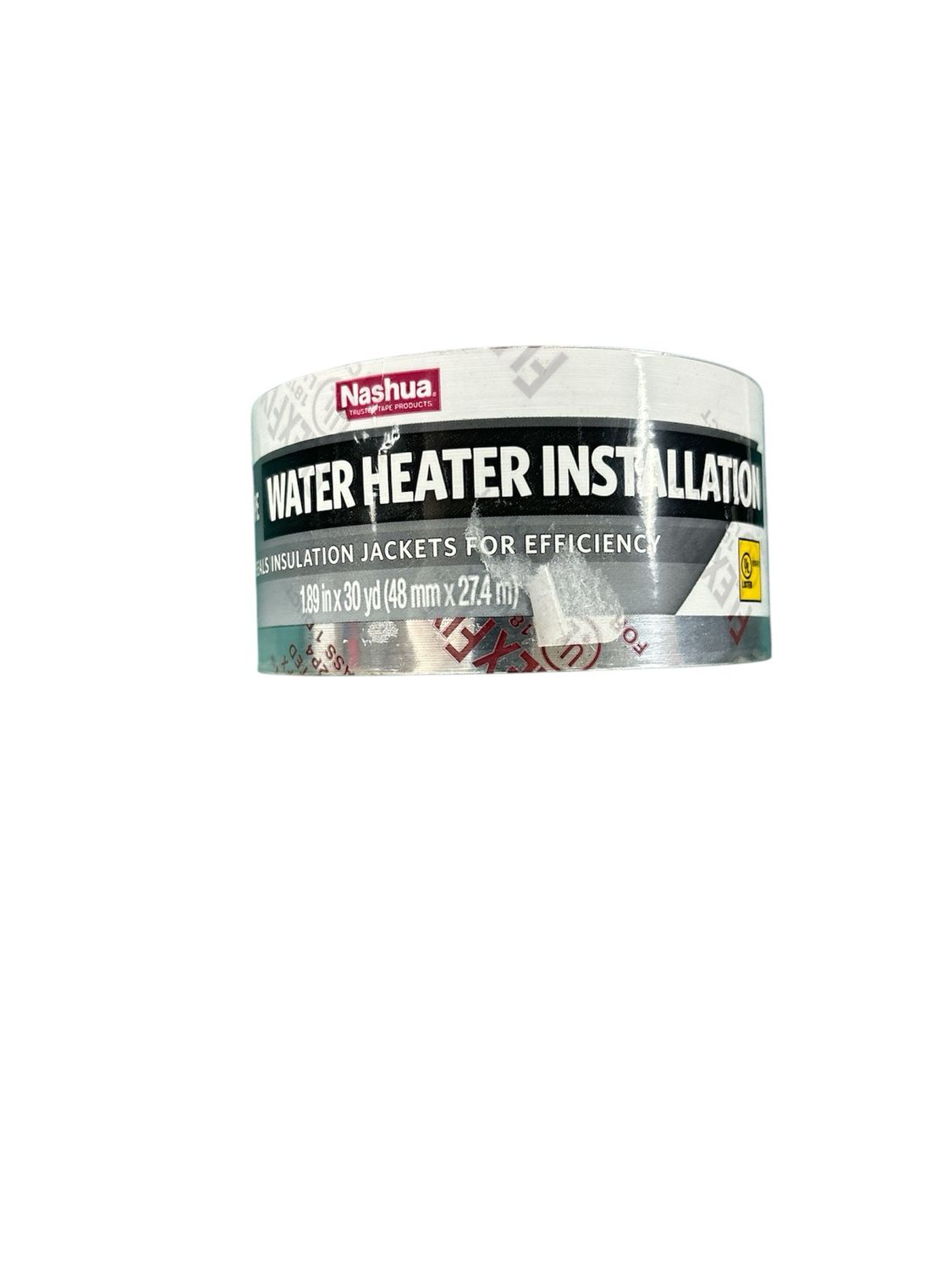 Nashua Tape 1.89 in. x 30 yd. Water Heater Installation Air Duct Tape 1529787