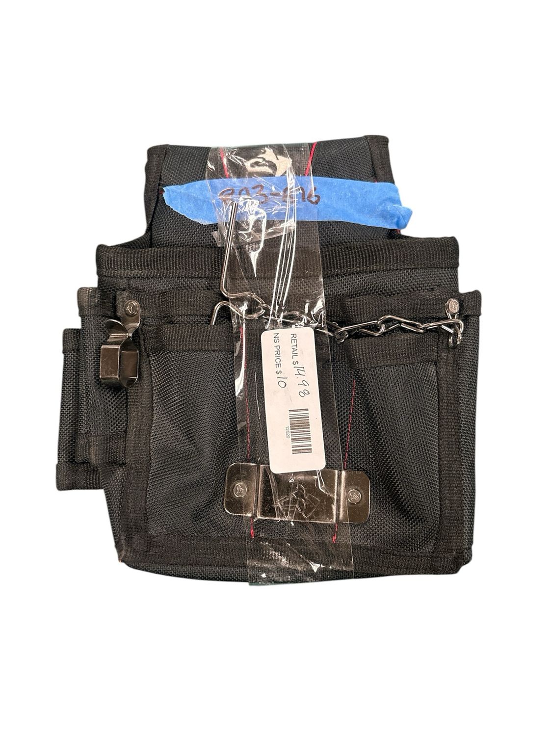 Husky 9-Pocket Black Maintenance Tool Belt Pouch  HD893876-TH