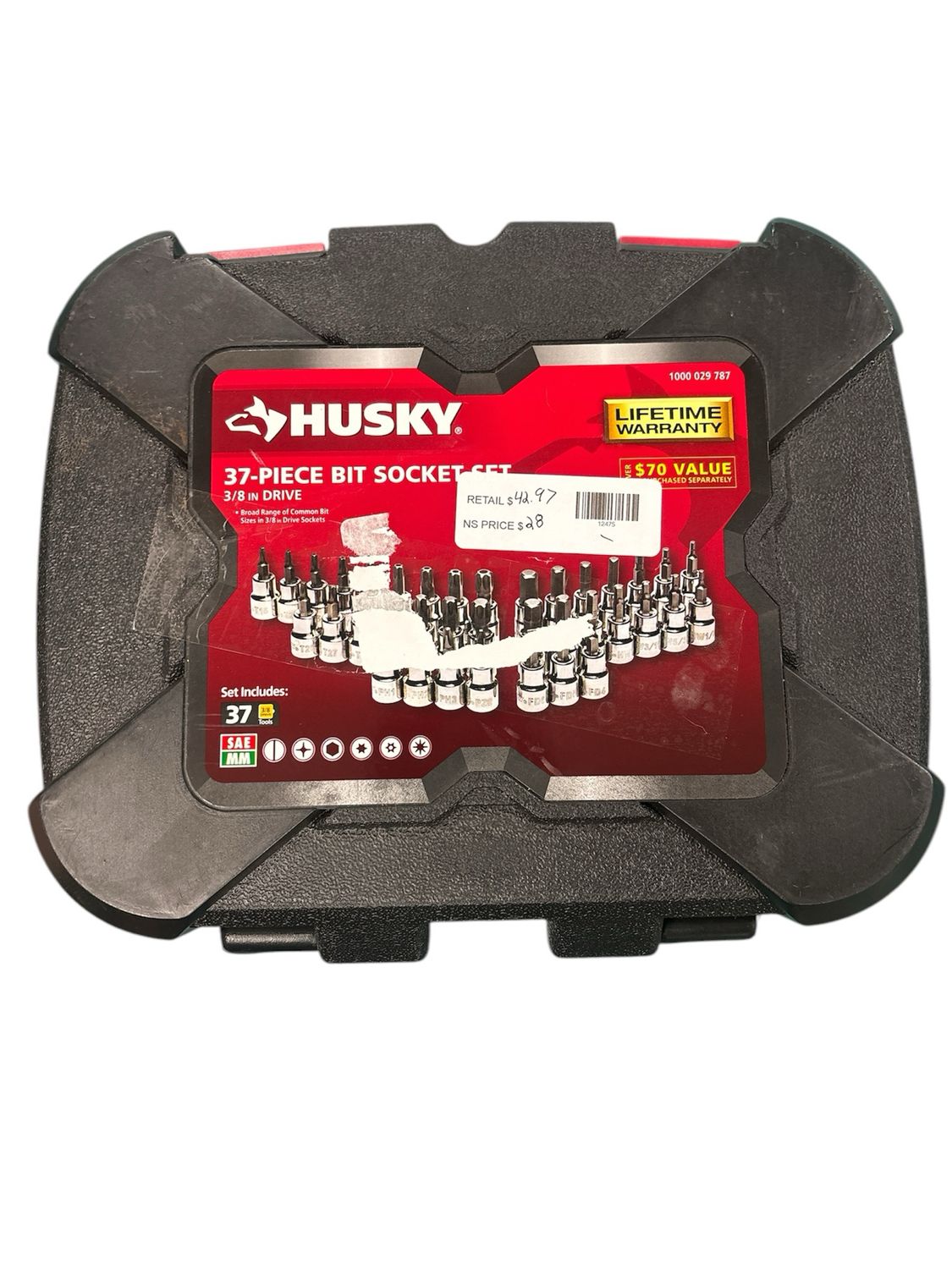 Husky 3/8 in. Drive Master Bit Socket Set (37-Piece) H3DBS37PC .