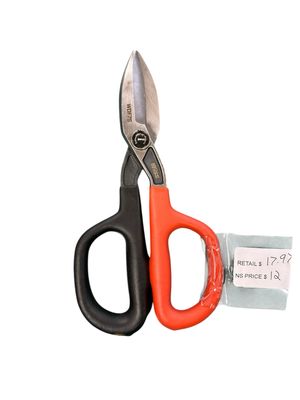 Crescent Wiss 7 in. Straight-Cut Drop Forged Tinner Snips WDF7S