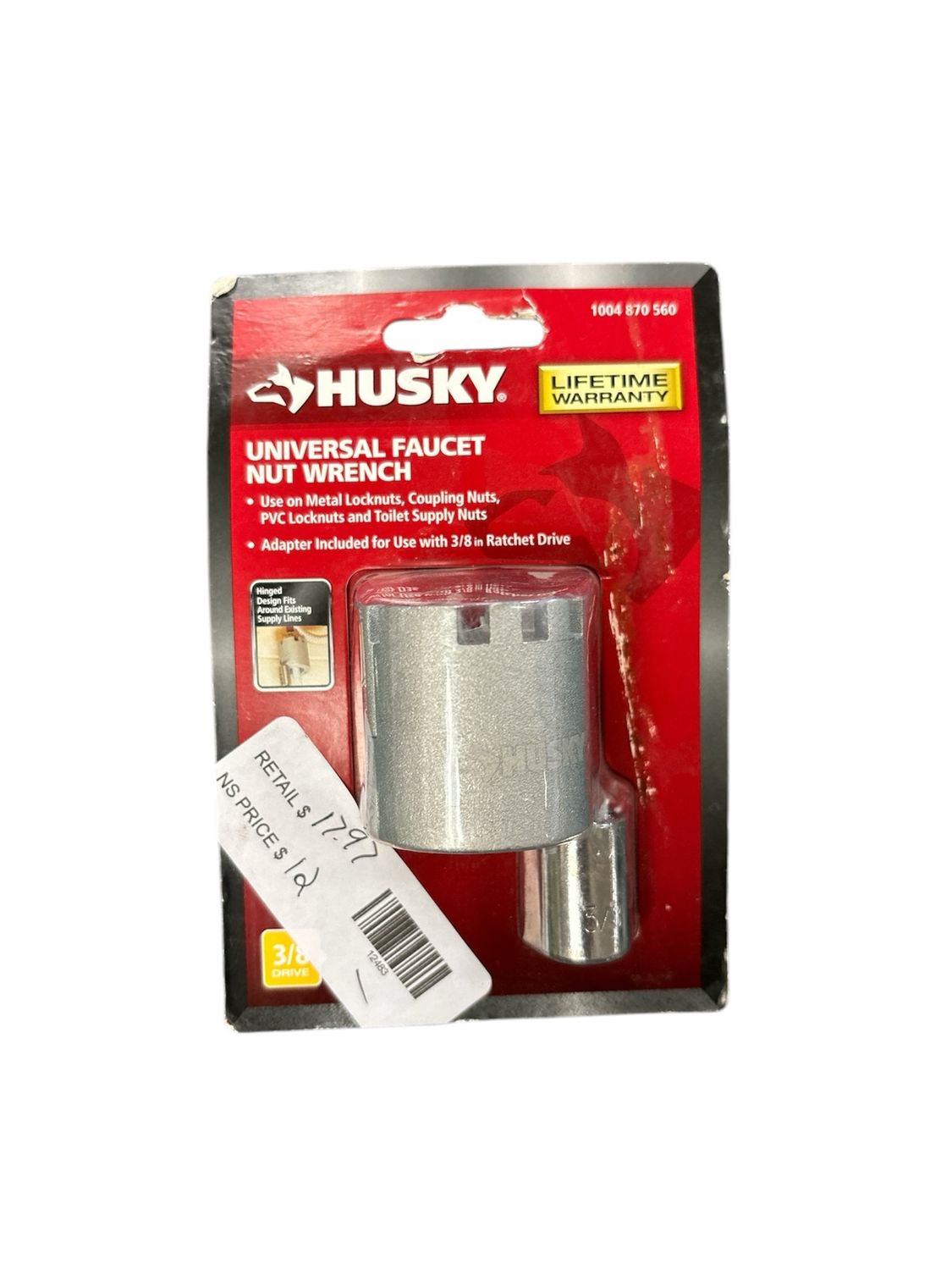 Husky 2 in. Universal Faucet Nut Wrench 410-073-0111