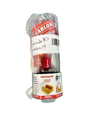 DIABLO 1/4 in. Mortising Bit DR16104