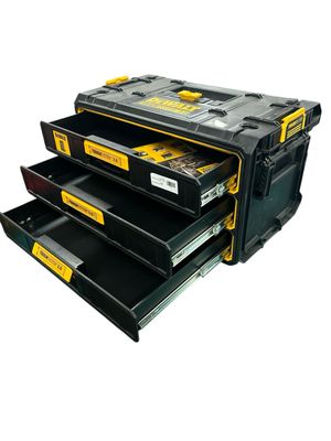 DEWALT Toughsystem 2.0, 12.3 in. W Tool Box 3-Drawer DWST08330