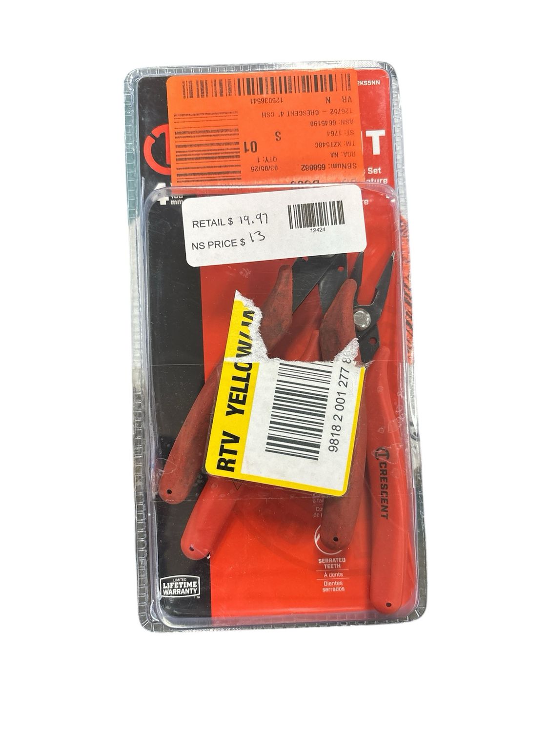 Crescent Shear Cutter Mini Pliers Set (2-Piece) S2KS5NN
