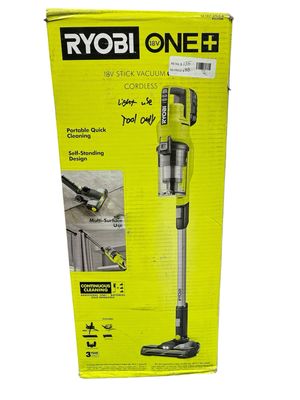 RYOBI ONE+ 18V Bagless Cordless Mesh Filter Stick Vacuum Cleaner (Tool Only) PCL720B